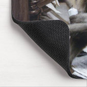 lächelnder Affe Mousepad (Ecke)