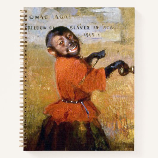 lächelnder Affe Notizblock (Vorderseite)