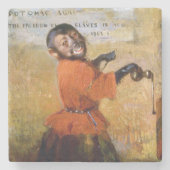 lächelnder Affe Steinuntersetzer (Vorderseite)