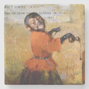 lächelnder Affe Steinuntersetzer