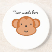 Lächelnder Affe Untersetzer (Vorne)
