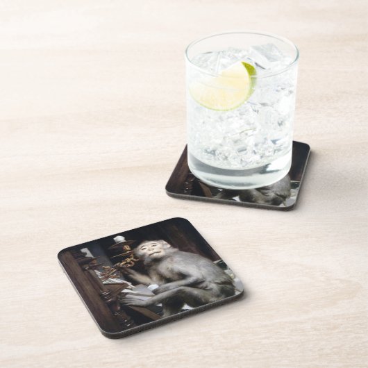 lächelnder Affe Untersetzer (Rechte Seite)