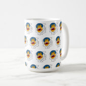 Lächelnder Affengesicht Kaffeetasse (VorderseiteRechts)