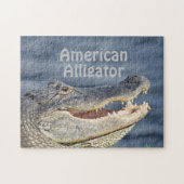 Lächelnder amerikanischer Alligator Puzzle (Horizontal)