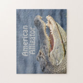 Lächelnder amerikanischer Alligator Puzzle (Vertikal)