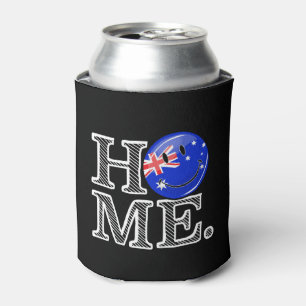 Lächelnder australischer FlaggeHousewarming Dosenkühler