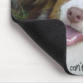 Lächelnder australischer Schäferhund Mousepad (Ecke)
