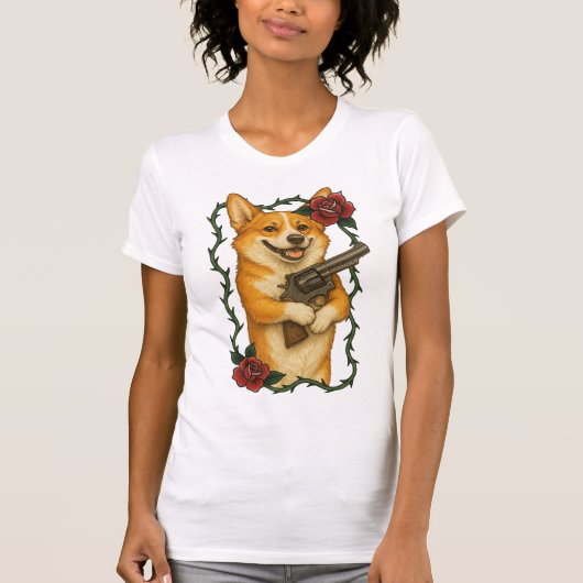 Lächelnder Bandit Bloom T-Shirt (Vorderseite)