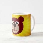 Lächelnder Bär Kaffeetasse (VorderseiteRechts)