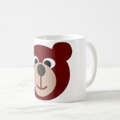 lächelnder Bär Kaffeetasse (VorderseiteRechts)