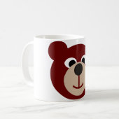 lächelnder Bär Kaffeetasse (Vorderseite Links)