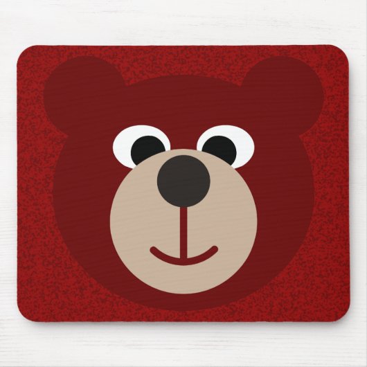Lächelnder Bär Mousepad (Vorne)
