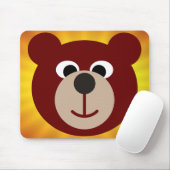 Lächelnder Bär Mousepad (Mit Mouse)