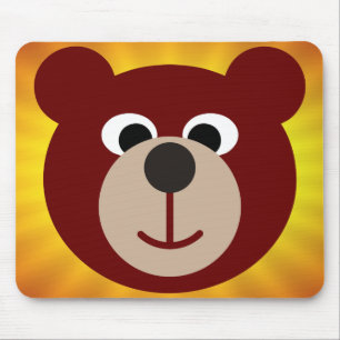 Lächelnder Bär Mousepad