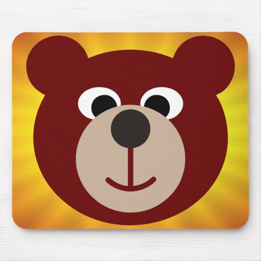 Lächelnder Bär Mousepad (Vorne)