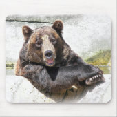 Lächelnder Bär Mousepad (Vorne)