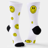 Lächelnder Bär Smiley Gesicht Socken (Gewinkelt)