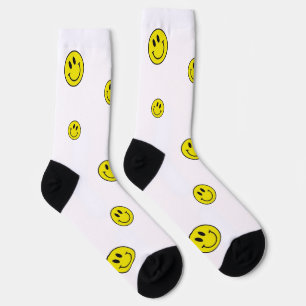 Lächelnder Bär Smiley Gesicht Socken