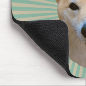 Lächelnder Barkley Sonnendurchbruch Mousepad (Ecke)