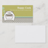 lächelnder Blasenofen, der Backengeschäftsauto… Visitenkarte (Vorne/Hinten)