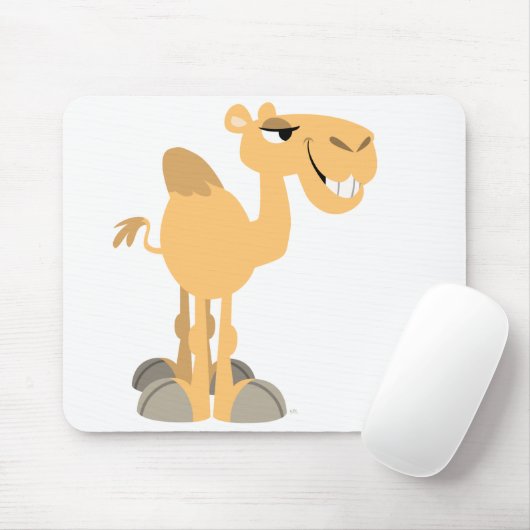 Lächelnder Cartoon Camel Mousepad (Mit Mouse)