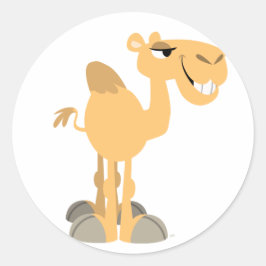 Lächelnder Cartoon Camel Sticker