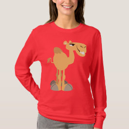 Lächelnder Cartoon Camel Women T - Shirt