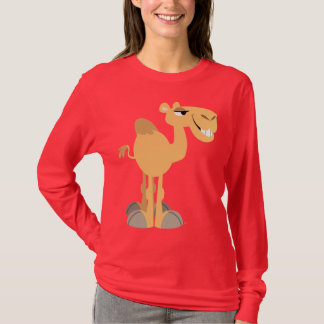 Lächelnder Cartoon Camel Women T - Shirt