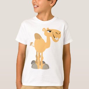 Lächelnder Cartoon-Kamel-KinderT - Shirt