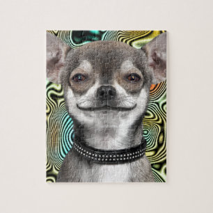 Lächelnder Chihuahua-Hund Puzzle