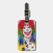Lächelnder Clown-Gepäckanhänger Gepäckanhänger (Vorderseite vertikal)
