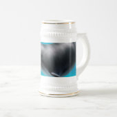 Lächelnder Delfin Bierglas (VorderseiteRechts)