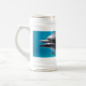 Lächelnder Delfin Bierglas (Links)