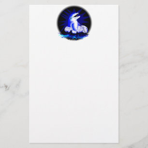 Lächelnder Delfin Briefpapier