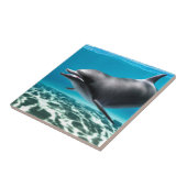 Lächelnder Delfin Fliese (Seite)