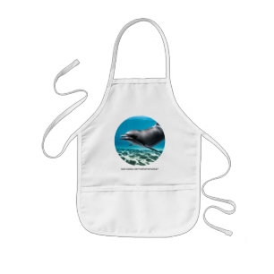 Lächelnder Delfin Kinderschürze