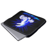 Lächelnder Delfin Laptopschutzhülle (Vorne Knopf)