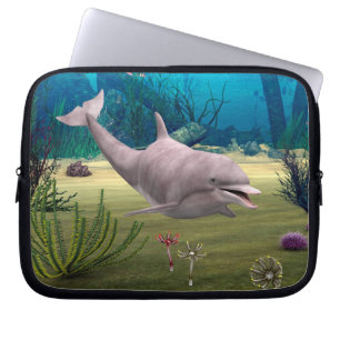 Lächelnder Delfin Laptopschutzhülle