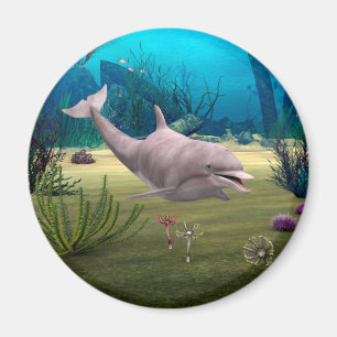 Lächelnder Delfin Magnet