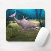 Lächelnder Delfin Mousepad (Mit Mouse)