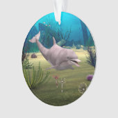 Lächelnder Delfin Ornament (Vorderseite)