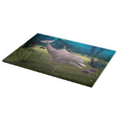 Lächelnder Delfin Schneidebrett (Ecke)