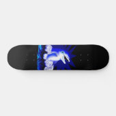Lächelnder Delfin Skateboard (Horizontal)