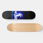 Lächelnder Delfin Skateboard (Horizontal)
