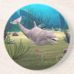 Lächelnder Delfin Untersetzer