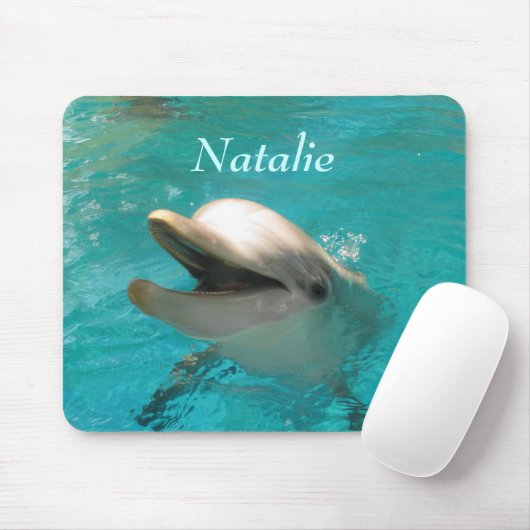 Lächelnder Delphin Mousepad (Mit Mouse)