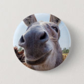 lächelnder Donkey Button (Vorderseite)
