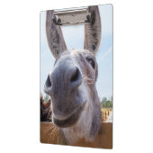 lächelnder Donkey Klemmbrett (Links)