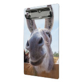 lächelnder Donkey Mini Klemmbrett (Gewinkelt2)