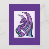 "Lächelnder Drache" Postkarte (Vorderseite)